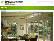 Tablet Screenshot of kadyconstructions.com.au